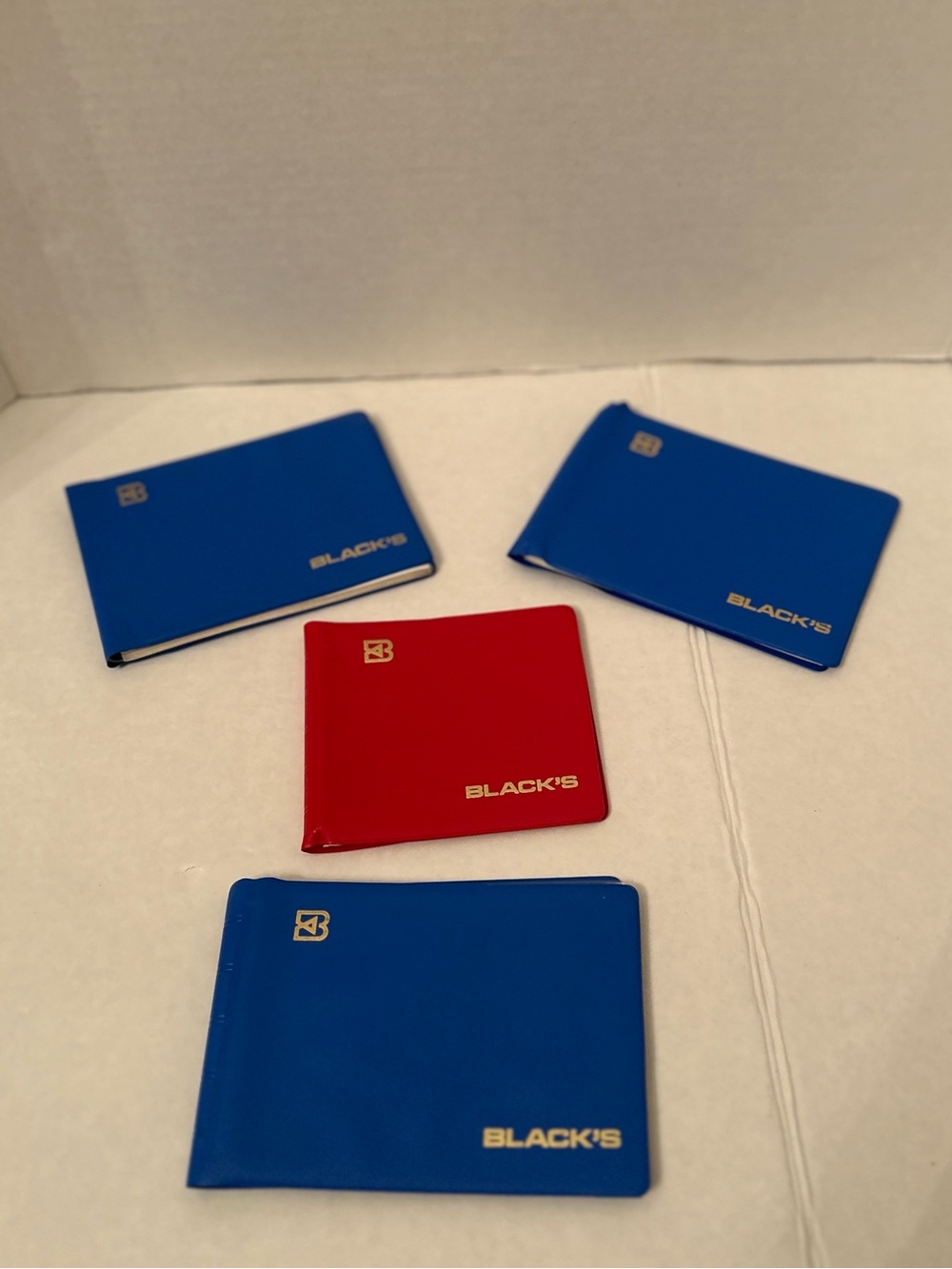 Vintage Blacks Blue and Red Photo Album Collection